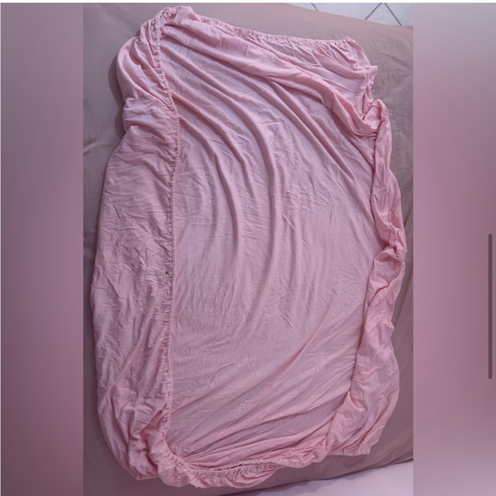 VINTAGE VICTORIAS SECRET PINK TWIN SHEET SET - Picture 8 of 16